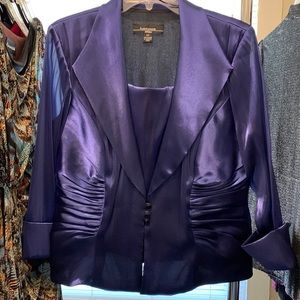 R&M Richards sleeveless top/camisole with jacket